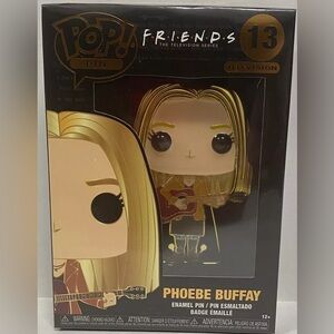 Funko Pop FREINDS Vinyl Collectible Pin: Phoebe Buffay, Collectors item- NIB